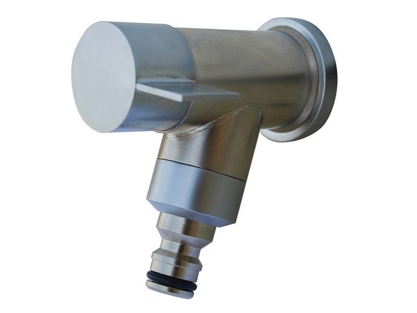 Ensemble de douche double tête en acier inoxydable (pommeau de douche,  tuyau, canne) + ABS (douchette à main), longueur du tuyau de douche : 50 cm  et