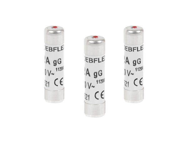 Lot De 3 Fusibles Céramique 16 A, 8.5 X 31.5 Mm