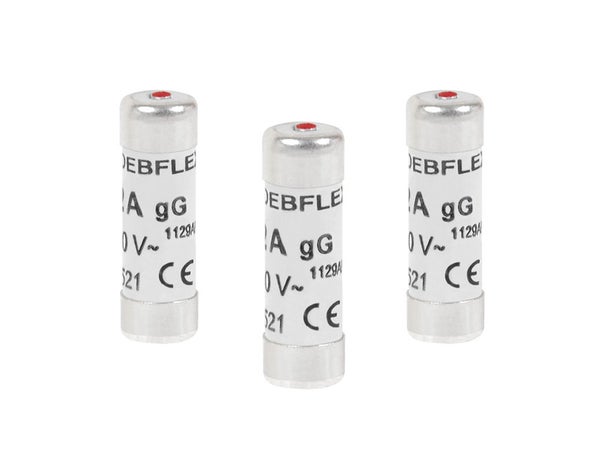 Lot De 3 Fusibles Céramique 16 A, 10.3 X 31.5 Mm