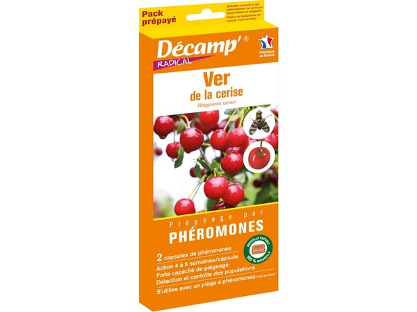 Traitement des insectes ver de la cerise DECAMP', 1 piège à phéromones