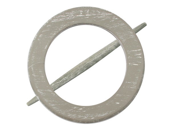 Broche Anneau, Gris