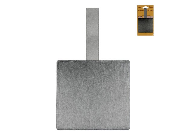 Embrasse Aimantée Carrée, Argent
