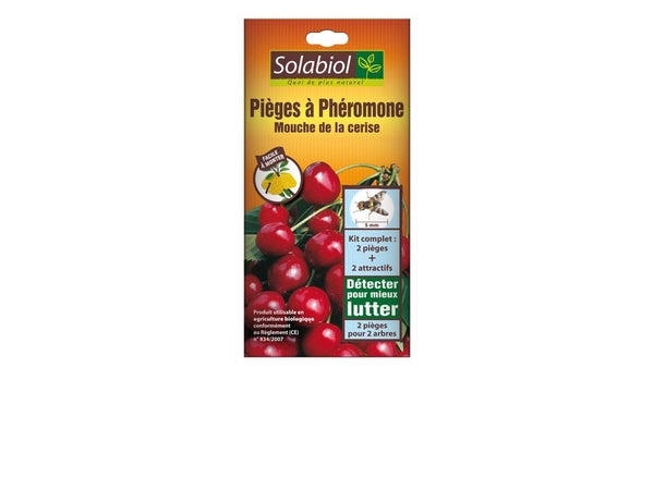 Traitement Des Insectes Mouches, Arbres Et Fruitiers Solabiol, 2 Pièges