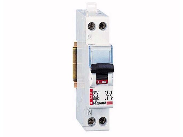 Disjoncteur Phase + Neutre Legrand 2 A