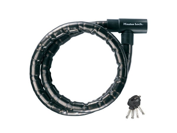 Câble antivol vélo MASTER LOCK, L.2 m x diam.22 mm