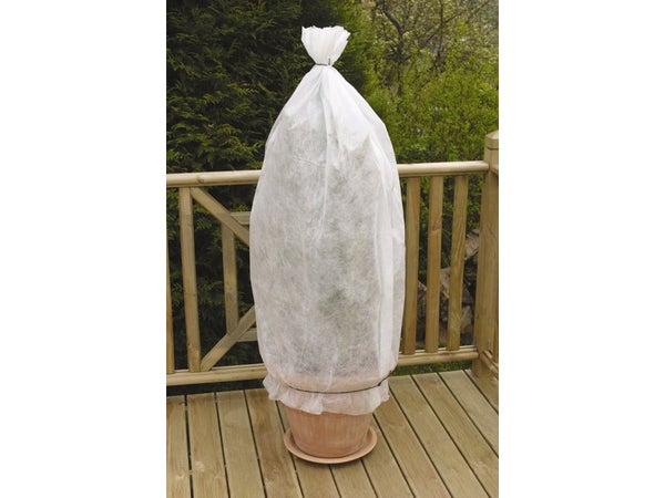 Housse d'hivernage 1x1 m 30gr/m2 + liens