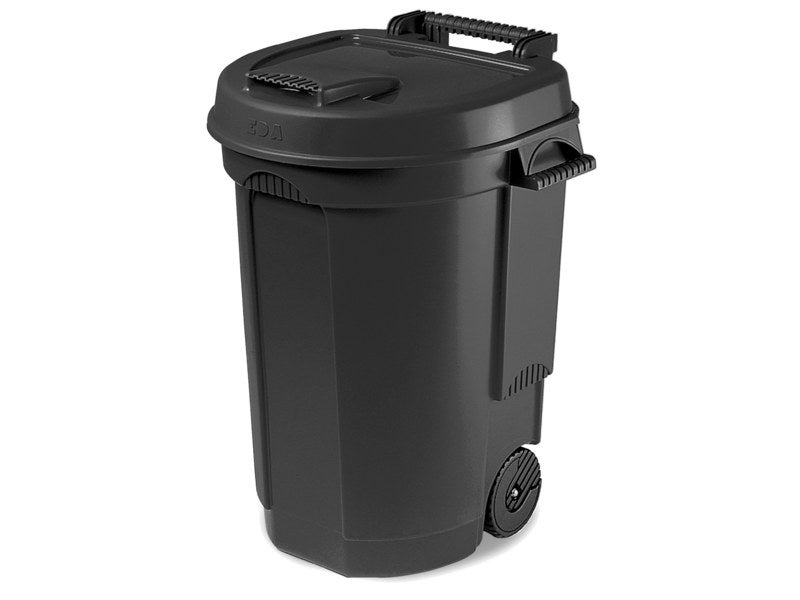 Poubelle Rectangulaire Rubbermaid 8 Gallons Noire Avec Système LinerLock