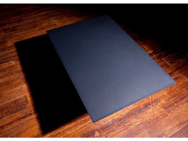 Plaque de protection sol noir sable EQUATION, l.100 cm x H.65 cm