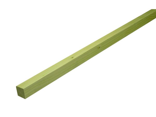 Baguette d'angle rentrant épicéa 30 x 30 vert 2.5 m