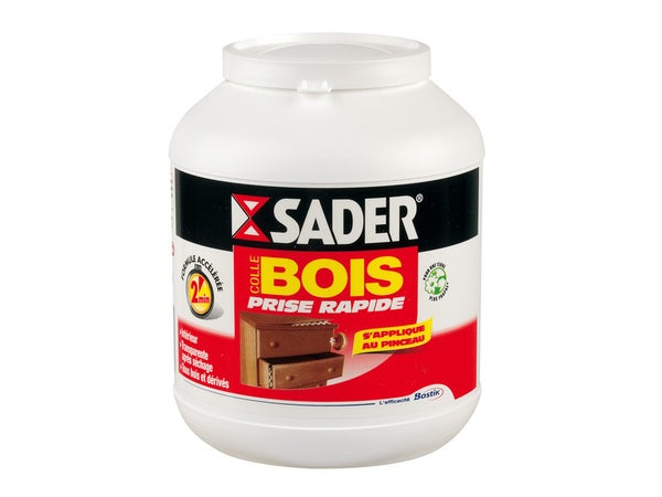 Colle À Bois Rapide Spéciale Matériaux Sader, 650G