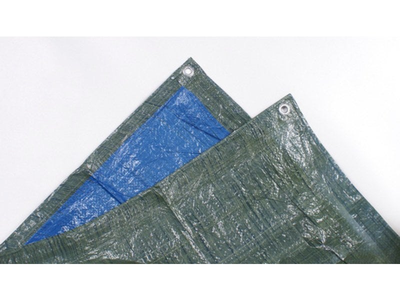 Bâche de protection en Pe rectangulaire 400 x 500 cm transparent