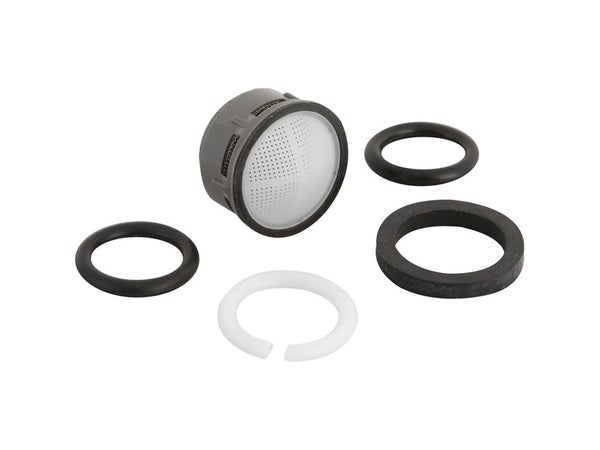 Set embase bec à insertion + aérateur 20 x 27 mm