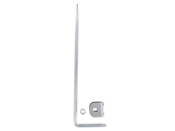 Adaptateur tringle à rideau iB+ 20 mm acier chromé IB+