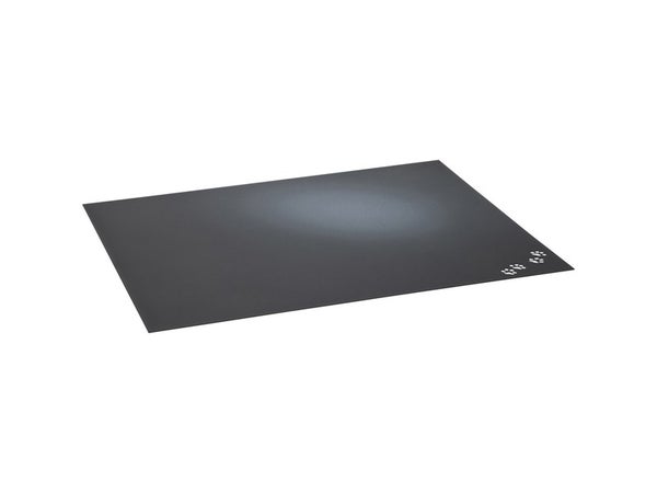 Plaque de protection sol noir sable EQUATION Chat, l.80 cm x H.100 cm