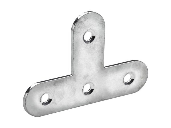 Equerre d' assemblage acier zingue HETTICH, l.60 mm