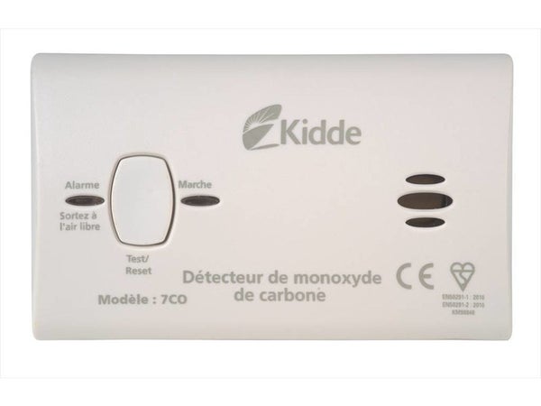 Détecteur de monoxyde de carbone KIDDE 7co-k798, 1 an