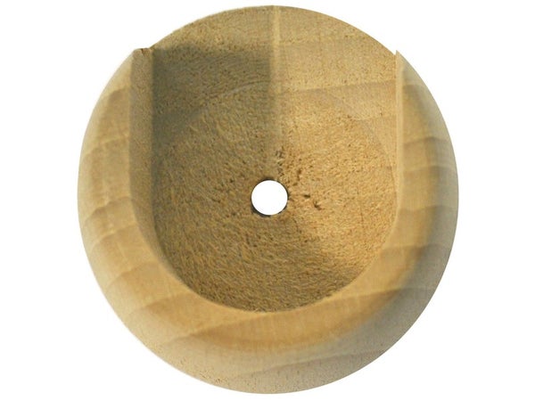 Lot de 2 naissances tringle à rideau Design, 28 mm chêne verni INSPIRE