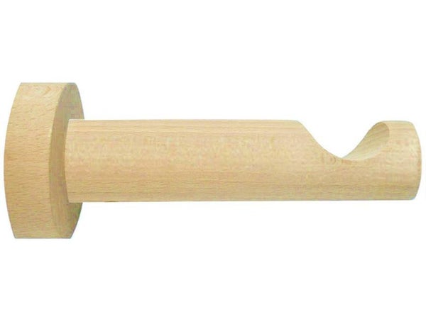 Support tringle à rideau Design, 28 mm chêne verni INSPIRE