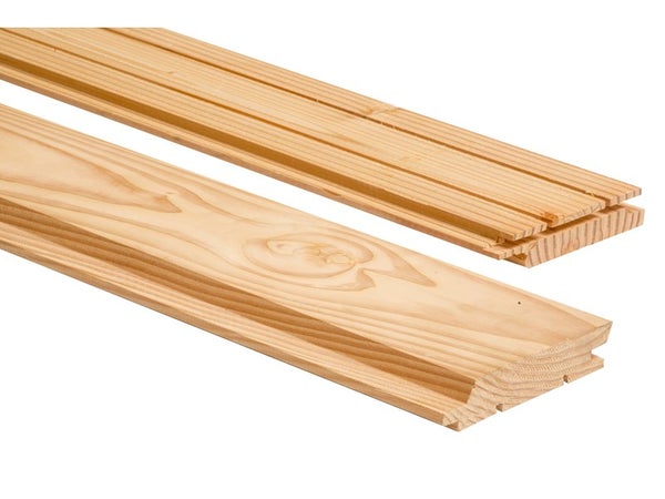 Clin pour bardage pin douglas naturel mONNET SEVE Luberon 2.5 m