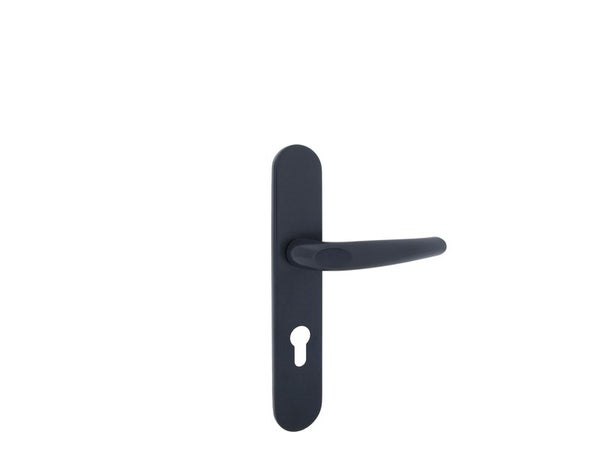 Poignee de porte Pianosa trou de cylindre INSPIRE, aluminium, 195 mm