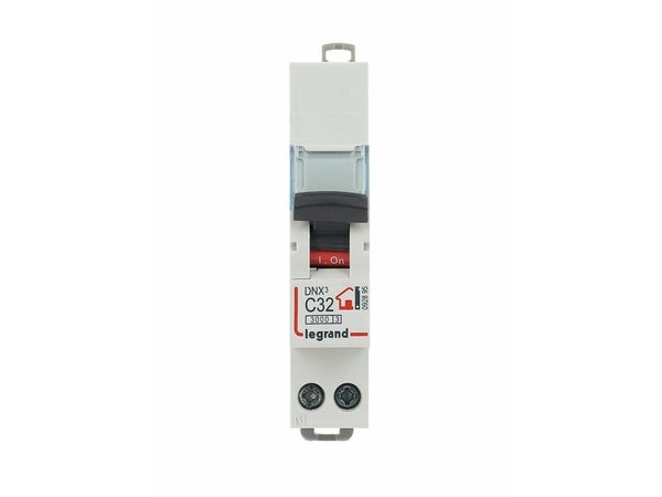 Disjoncteur phase neutre unipolaire Dnx3 LEGRAND 32 A