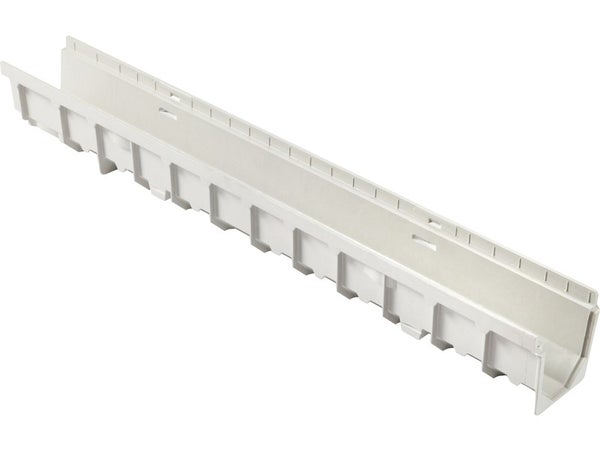 Caniveau Meaflow polyester renforcé fibre de verre l.10 cm L.1 m