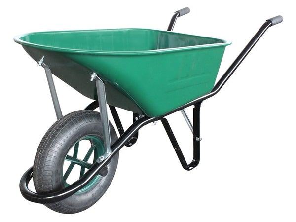 Brouette roue gonflée acier galvanisé Slim ALTRAD, 110 l / 200 kg