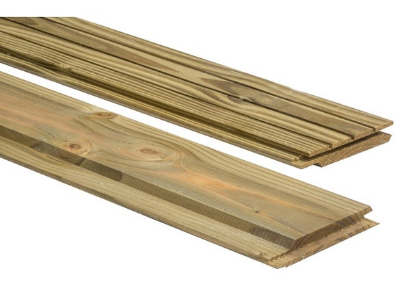 Clin pour bardage pin douglas vert MONNET SEVE Montana 2.5 m