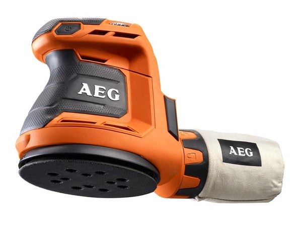 Ponceuse excentrique sans fil AEG Bex125-0 18 V, sans batterie