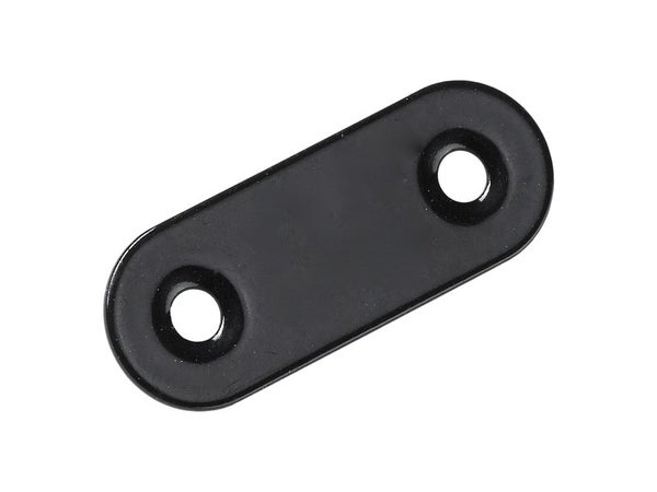 Patte d'assemblage acier noir HETTICH, L. 40 mm x l.15 mm x H.0.2 cm