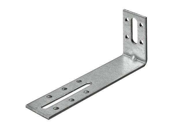 Equerre de reglage acier zingue HETTICH, L.140 mm x l.55 mm x H.3 cm
