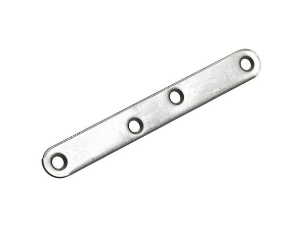 Patte d'assemblage inox mat HETTICH, L. 120 mm x l.15 mm x H.0.2 cm