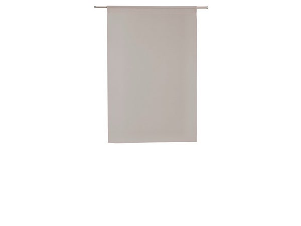 Paire de vitrages tamisant Leo gris poivre n5 l. 60 x H. 90 cm