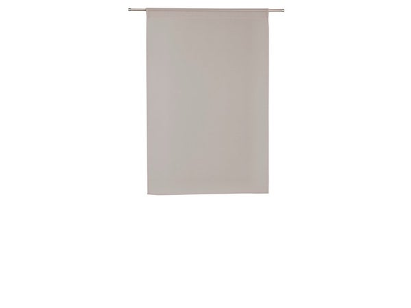 Paire de vitrages tamisant Leo gris poivre n5 l. 60 x H. 90 cm