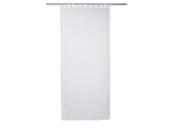 Vitrage tamisant Cleo blanc l. 90 x H. 210 cm