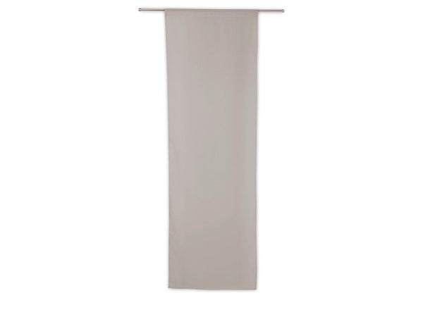 Vitrage tamisant Leo gris poivre l. 70 x H. 210 cm