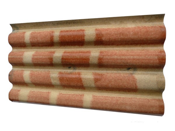 Plaque de toiture grande onde fibrociment l.0.96 x L.1.65 m CALLIBO