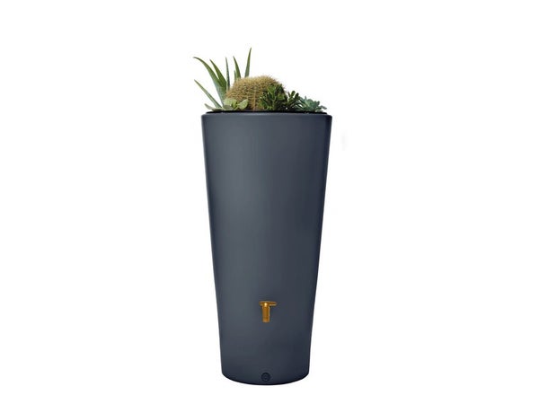 Récupérateur d'eau aérien GARANTIA VASO cylindrique graphite , 220 l
