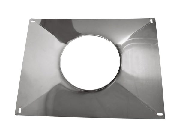 Grille décompression air chaud hotte/cheminée precadre, 345 x 195 cm blanc