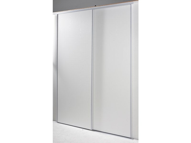Lot de 2 plaques de protection pour portes extérieures, en aluminium pour  décoration de portes, pour éviter que la porte ne se cogne (gris argenté