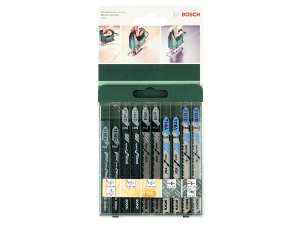 Lot De 10 Lames Coupe Universelle Bosch Pour Bois Et Métal