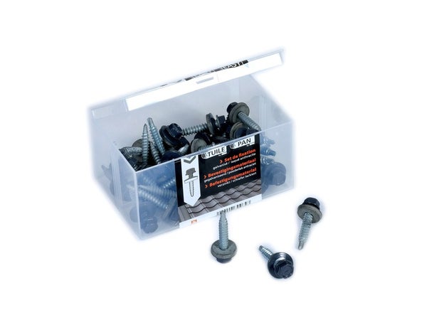 Vis easy tuile, 4,8 x 28 mm anthracite Gamme easy tuile 40 pièces