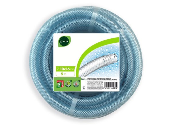 Tuyau d'arrosage nu GEOLIA Cristal L.5 m Diam.10 mm
