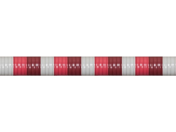 Laniere Polyethylene Bordeaux/Gris 90X220