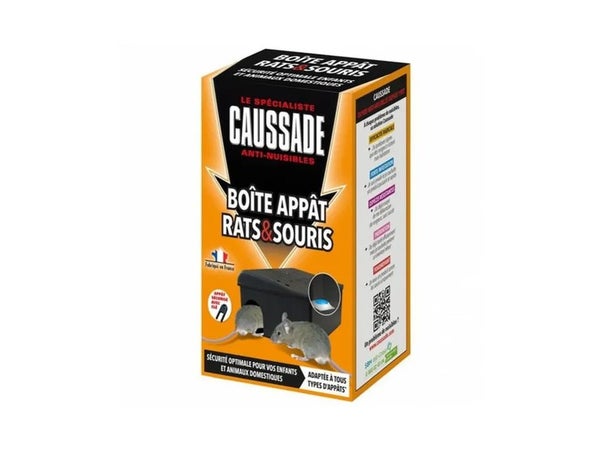 Boîte appât rats et souris avec clé de fermeture, CAUSSADE