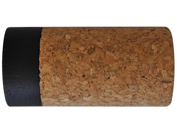 Embout Bouchon liège, noir mat, pour tringle à rideau Diam.28 mm INSPIRE