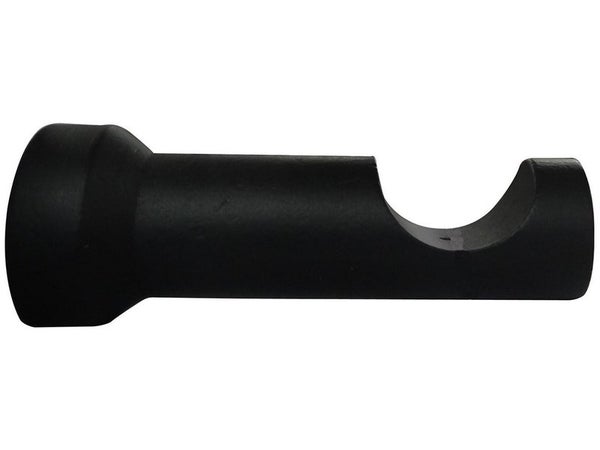 Support tringle à rideau Charme recup, 28 mm noir mat INSPIRE