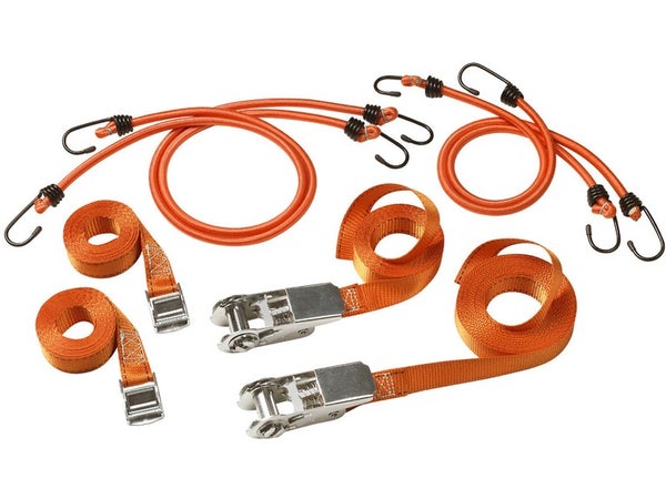 Assortiment Sangles De Déménagement Kit Arrimage Masterlock L.0.25 M X L.180 Mm
