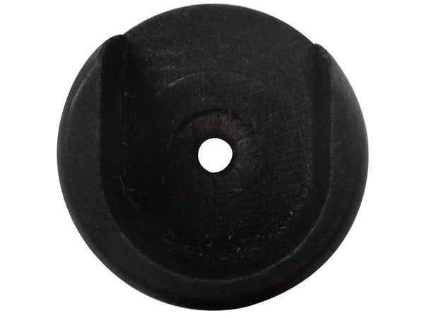 Lot de 2 naissances tringle à rideau Charme recup, 28 mm noir mat INSPIRE