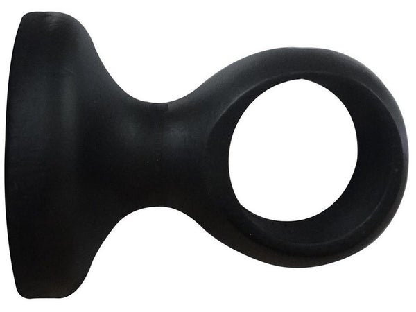 Support tringle à rideau Charme recup, 28 mm noir mat INSPIRE